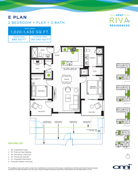 Floor plan for 2 beds, 2 baths, 900 sqft